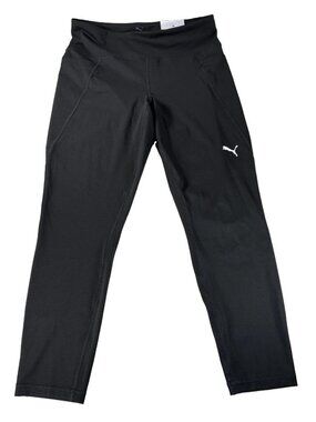 NWT Puma Pants Womens L Large Black High Rise DryCell Athletic Gym Leggings New